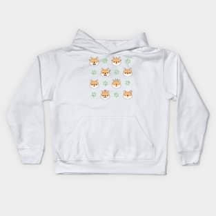 Chibi Shiba Red Kids Hoodie